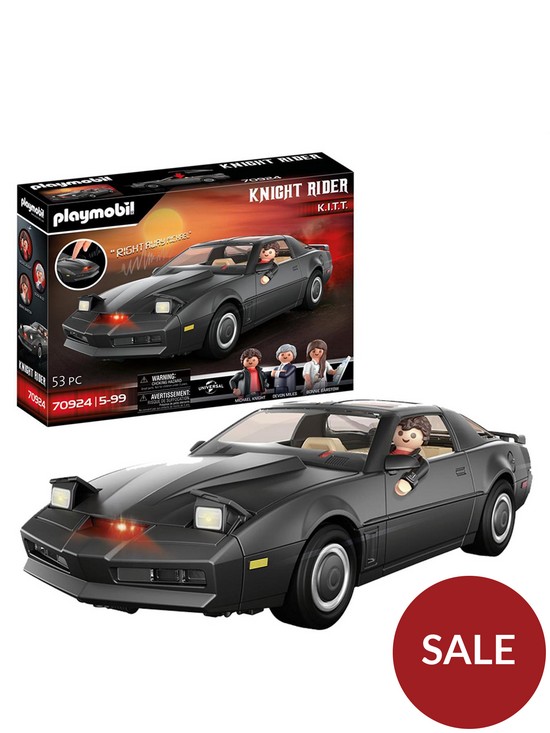 front image of playmobil-70924-knight-rider-kitt-with-original-lights-and-sounds