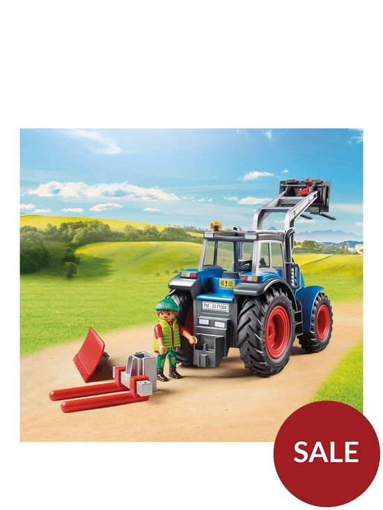stillFront image of playmobil-71004-country-large-tractor