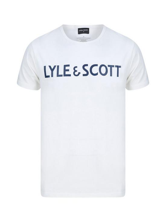 outfit image of lyle-scott-eric-lounge-set-whitegreyblack