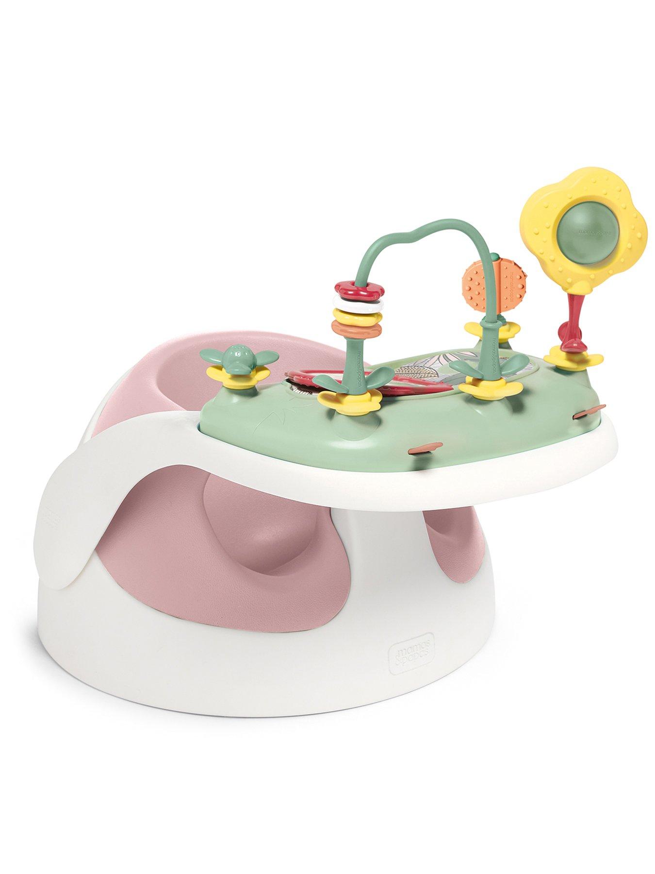 Image 6 of 6 of Mamas & Papas Baby Snug and Activity Tray- Blossom - Pink