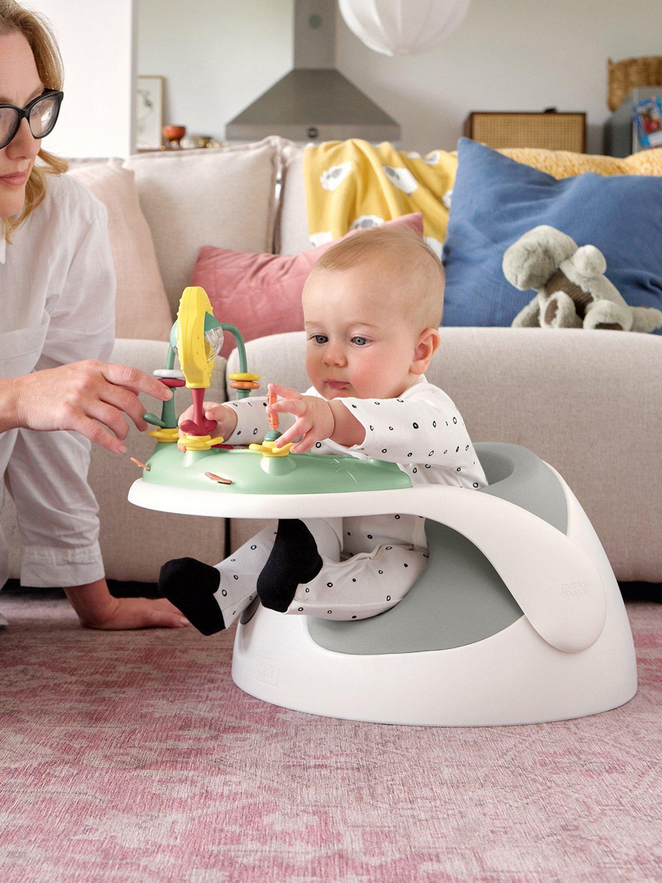 undefined Baby Snug and Activity Tray- Pebble Grey