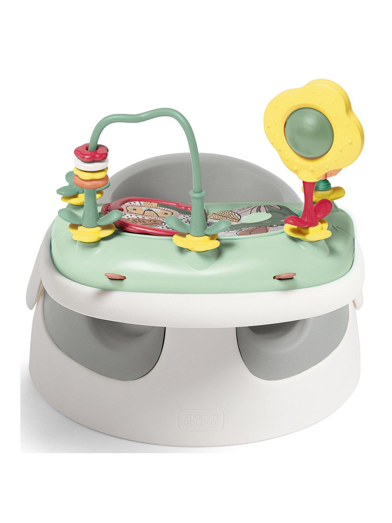  image of mamas-papas-baby-snug-and-activity-tray--pebble-grey