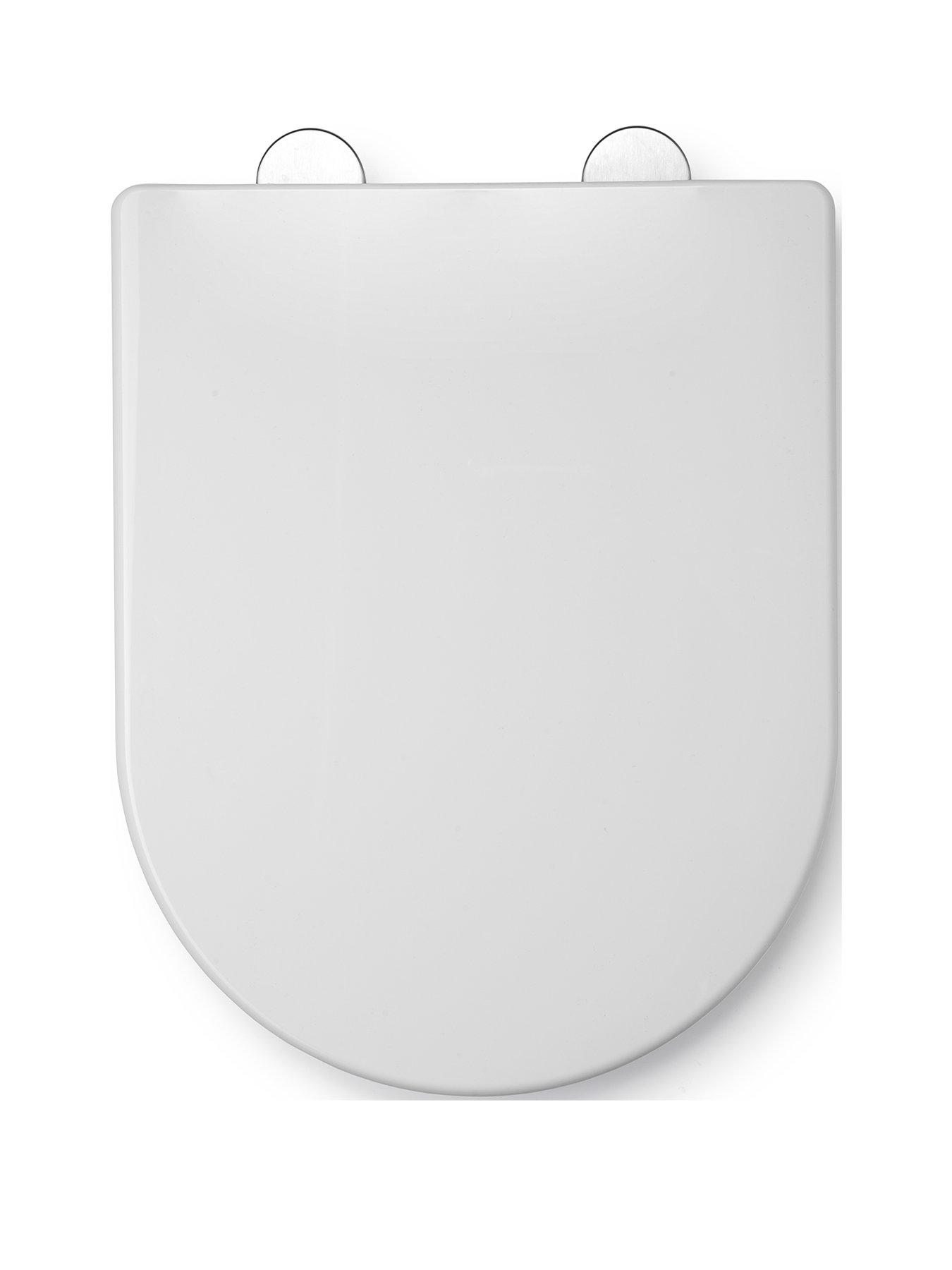 Image 2 of 6 of Croydex Telese Stick n Lock D-Shaped Toilet Seat