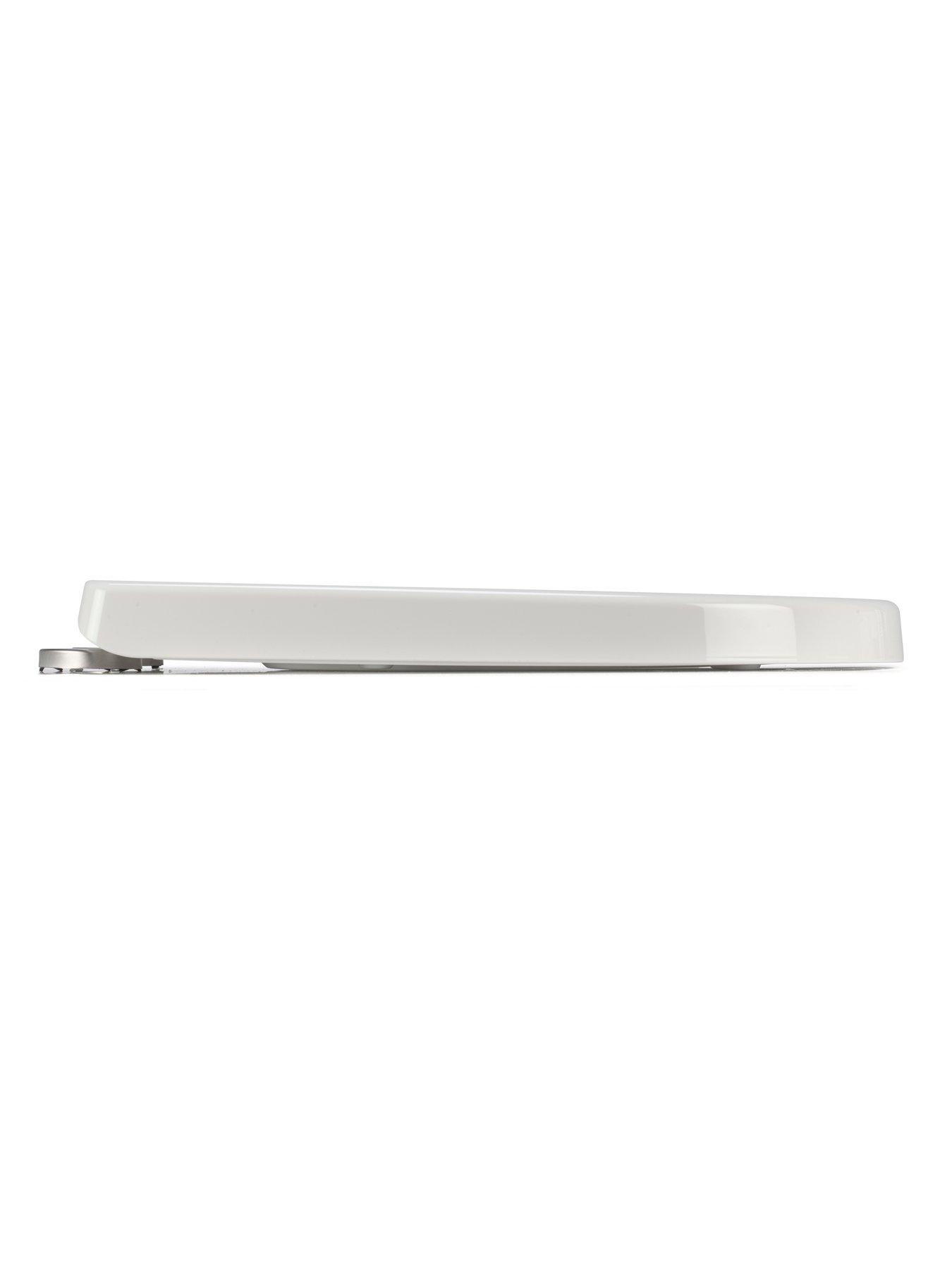 Image 5 of 6 of Croydex Telese Stick n Lock D-Shaped Toilet Seat