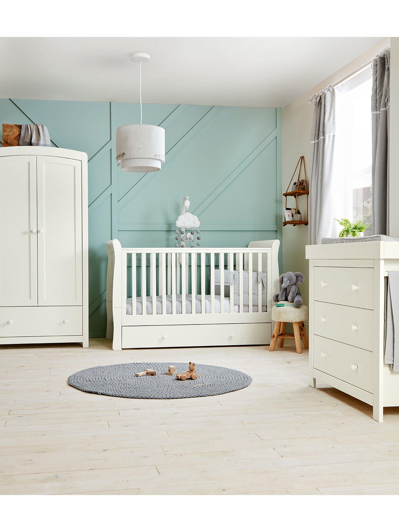 Mamas & Papas Mia Cot Bed Range White