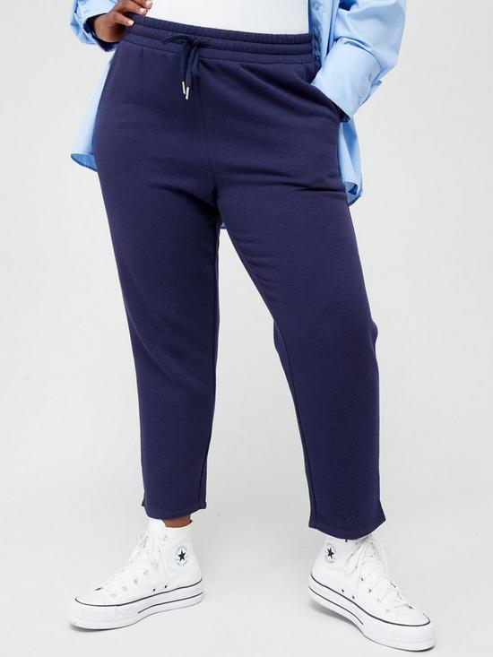 front image of v-by-very-curve-slim-jogger-navy