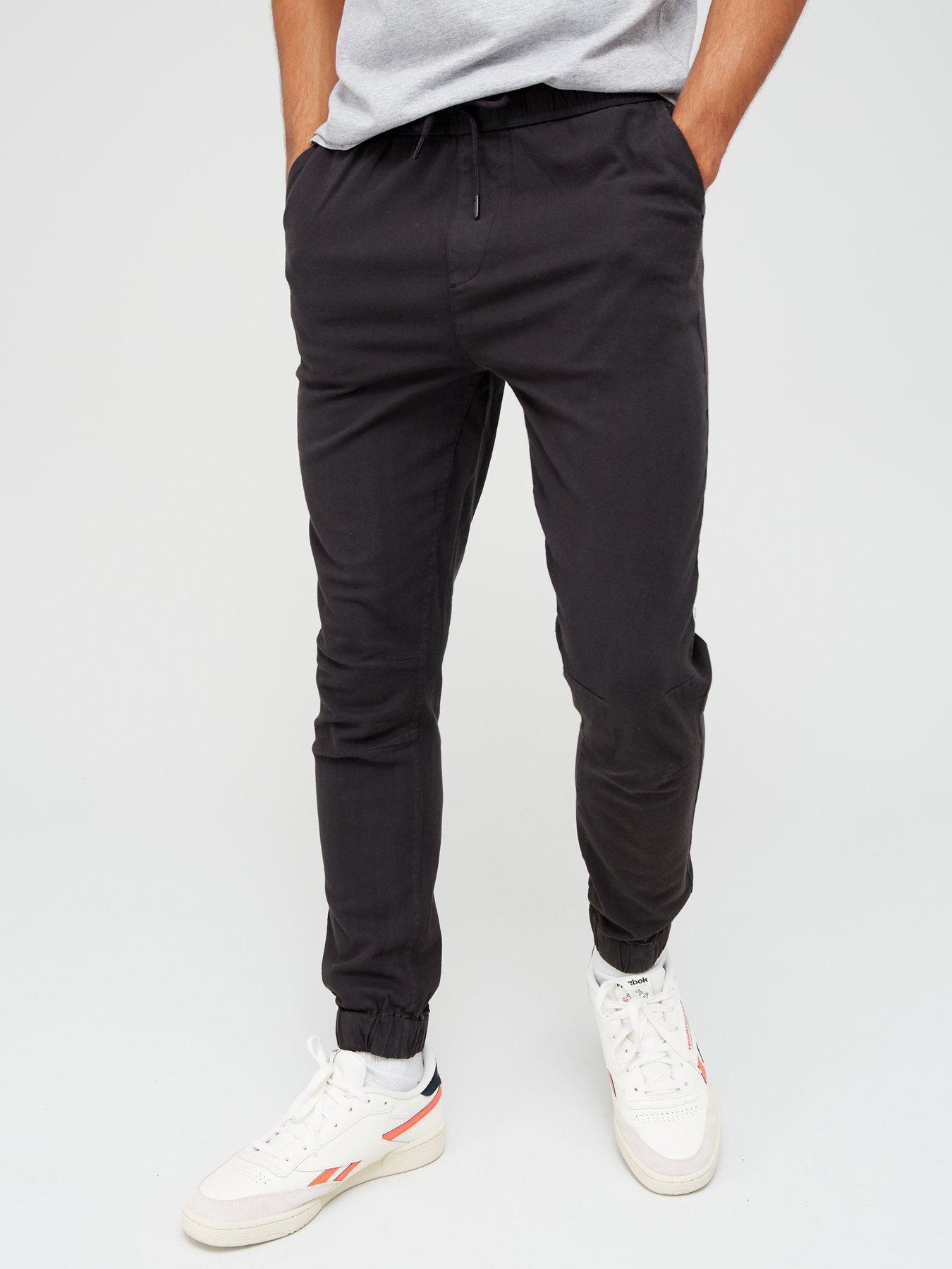  image of very-man-cuffed-chino-blacknbsp