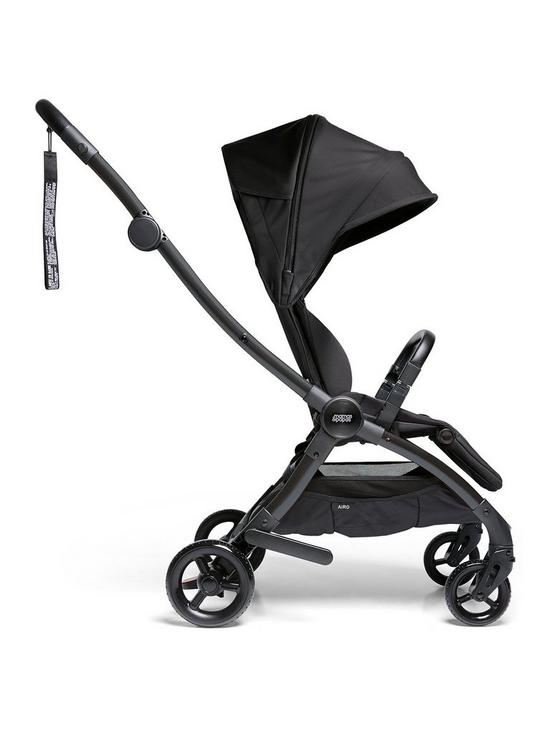front image of mamas-papas-airo-stroller-black
