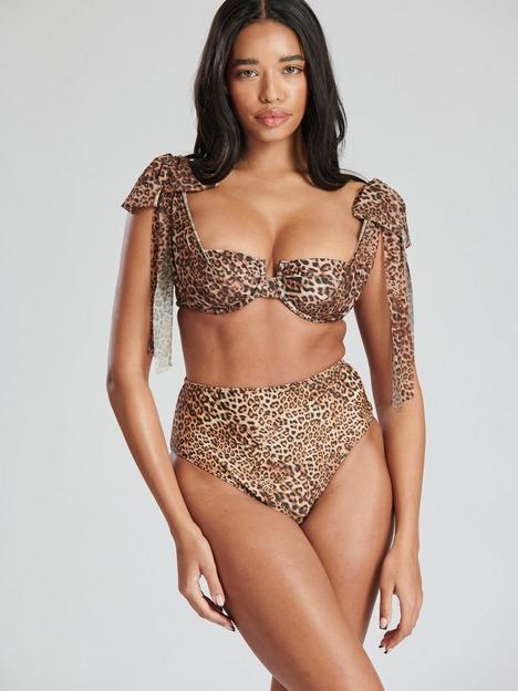 south-beach-leopard-ruched-cup-bikini-with-mesh-shoulder-tie-detail