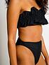  image of south-beach-black-frill-bandeau-with-clasp-back-and-hi-leg-brief