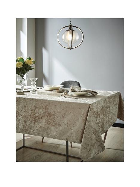 catherine-lansfield-crushed-velvet-tablecloth-in-natural