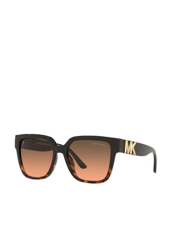 front image of michael-kors-karlie-square-sunglasses