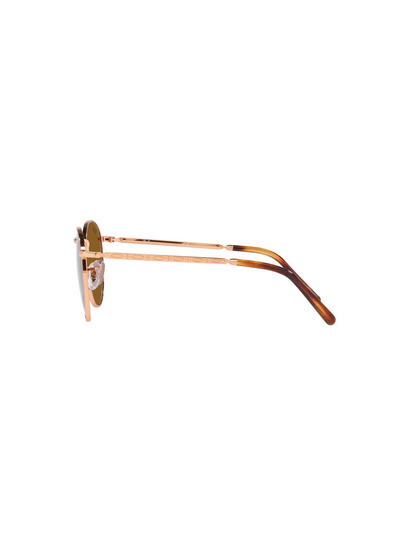 Image 3 of 4 of Ray-Ban New Round Sunglasses - Gold