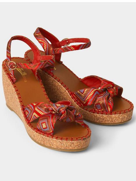 joe-browns-sweet-georgia-wedge-sandals-red