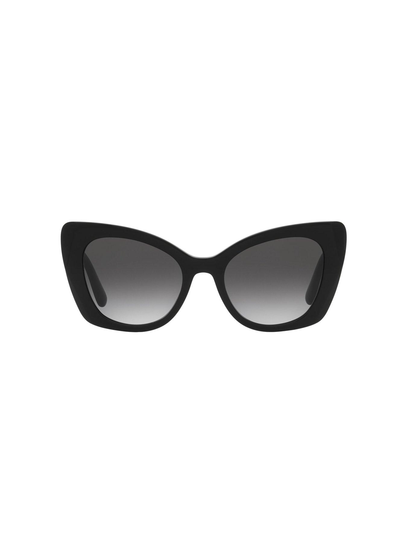  image of dolce-gabbana-oversized-sunglasses-black