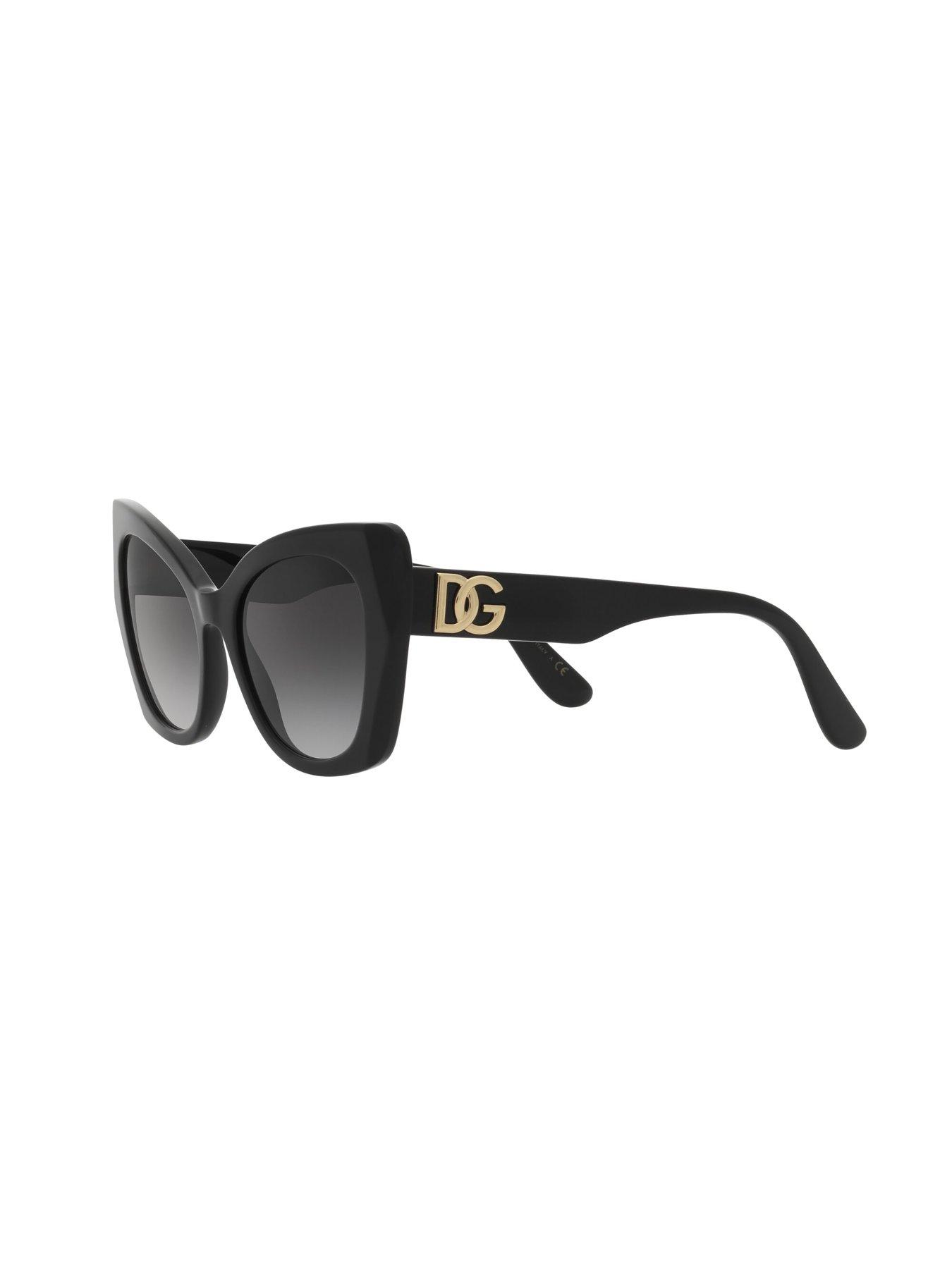  image of dolce-gabbana-oversized-sunglasses-black