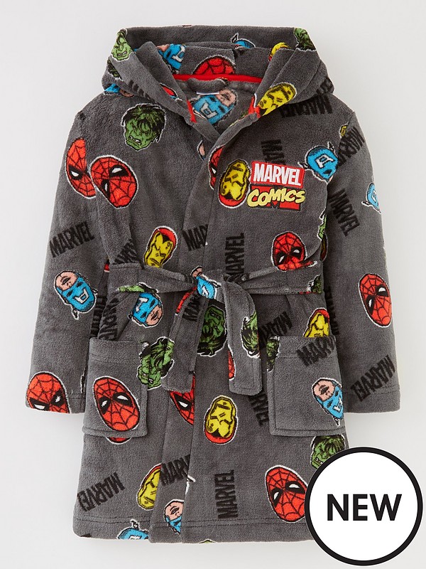 Marvel Avengers Boys Hooded Zipped Jacket 