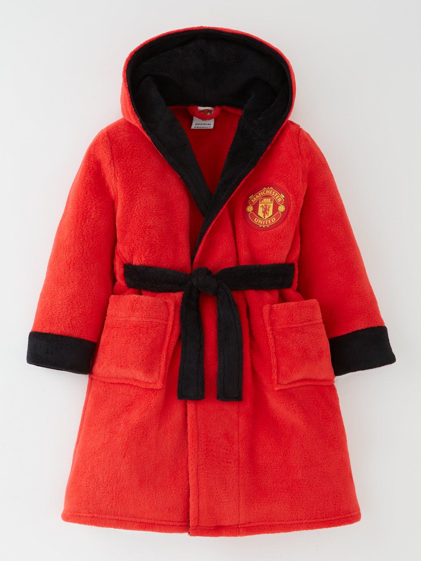 Manchester United Dressing Gown Red
