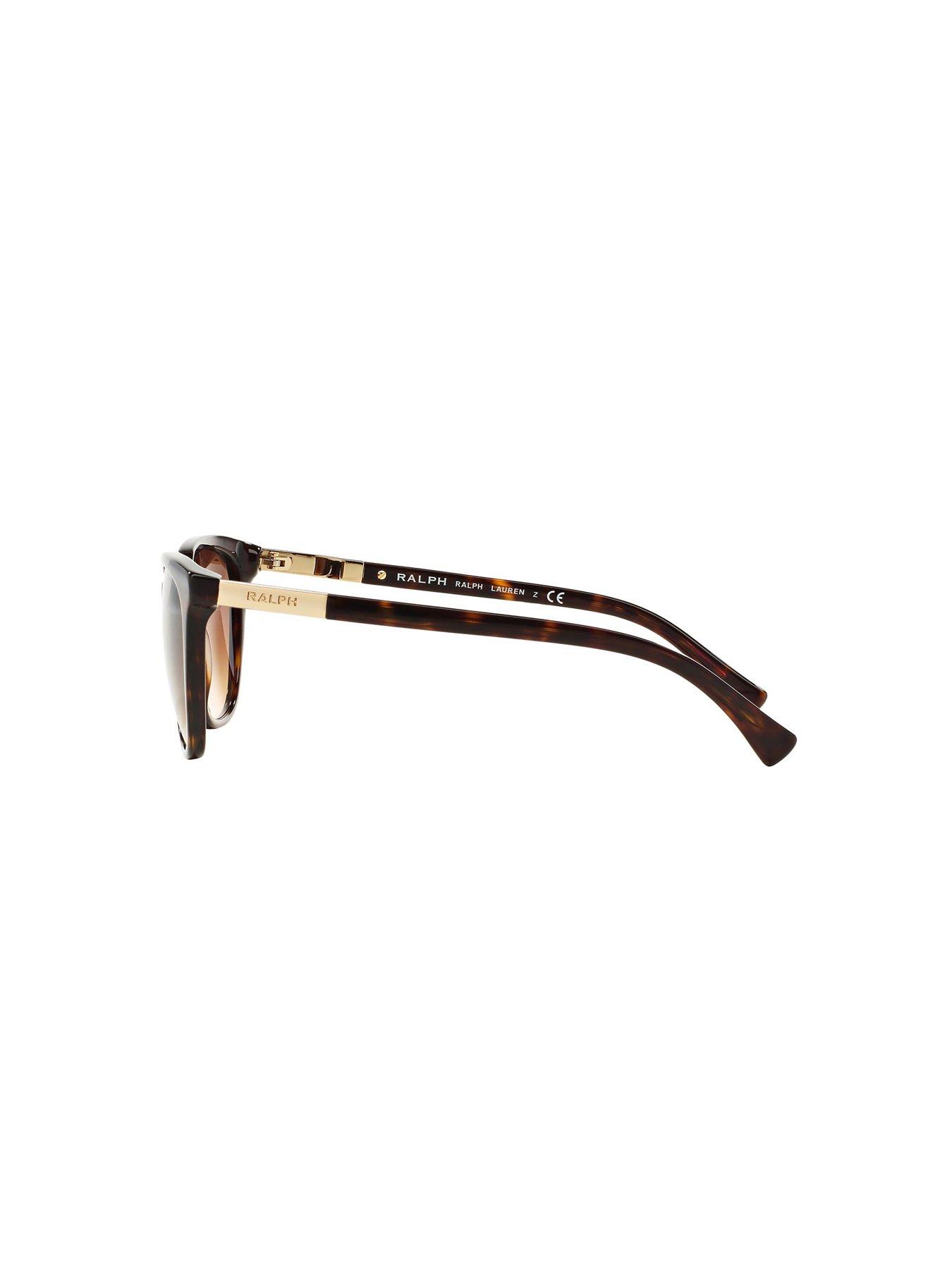 Image 3 of 4 of Ralph Tortoise Frame Sunglasses - Dark Havana
