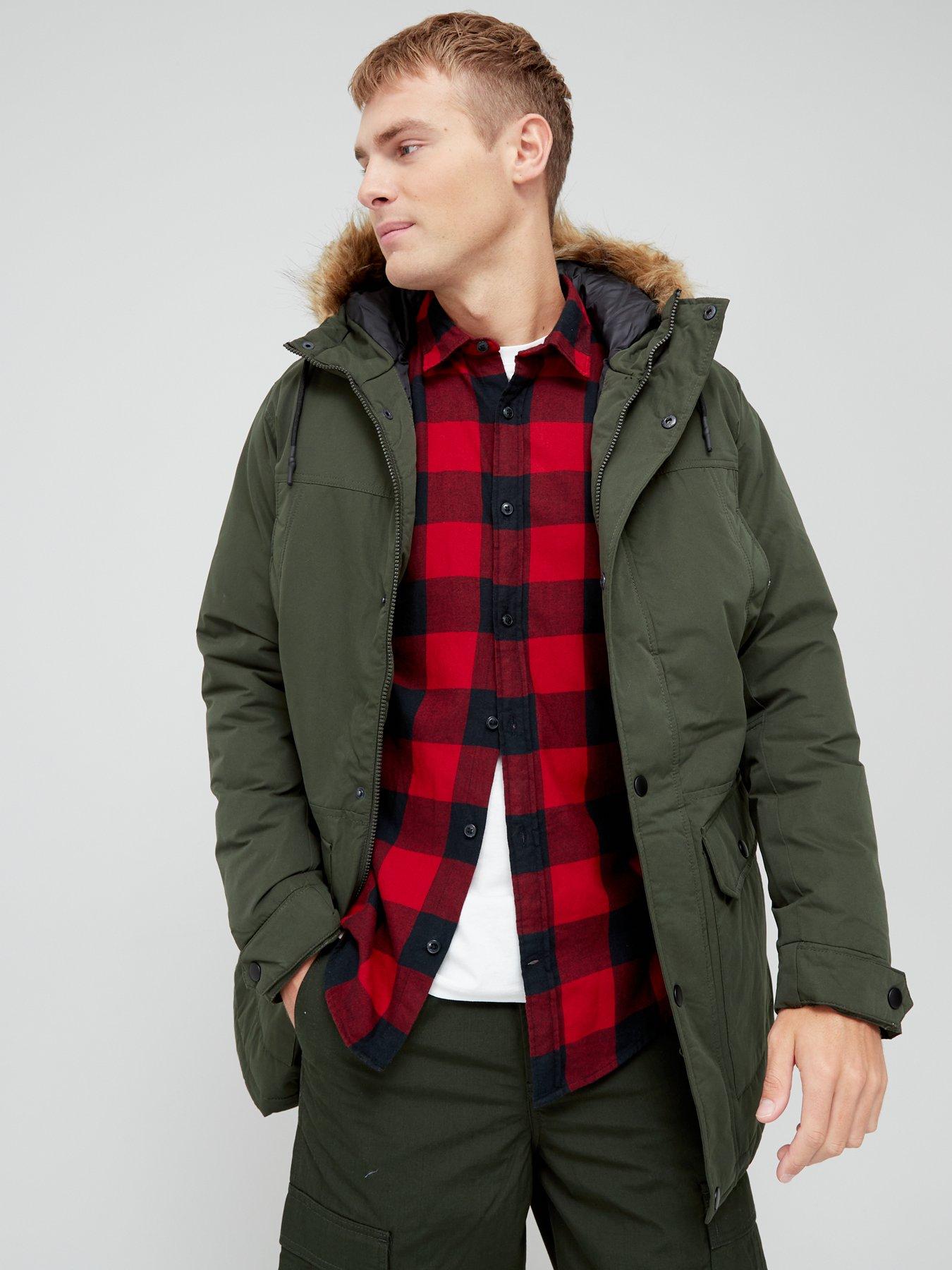 Jack jones green clearance parka