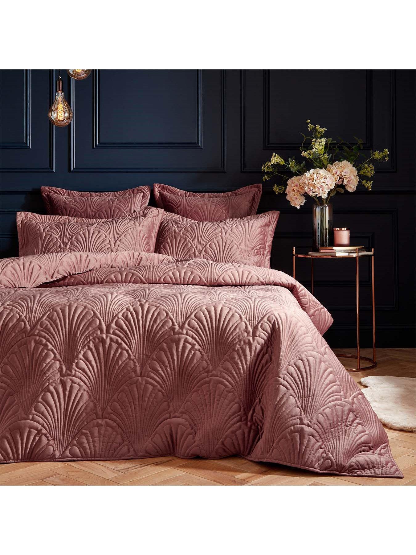Image 1 of 3 of Paoletti Palmeria Duvet Cover Set - Blush