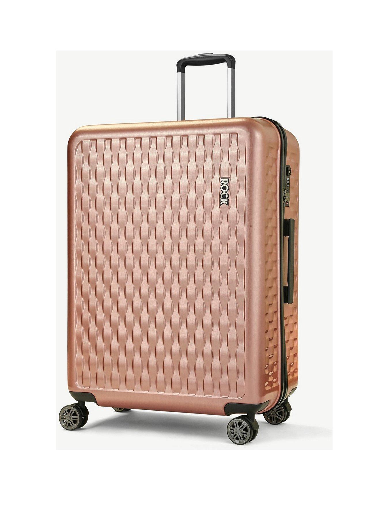 Rock Luggage Allure Hardshell 3Piece Luggage Set 8 Wheel Spinner