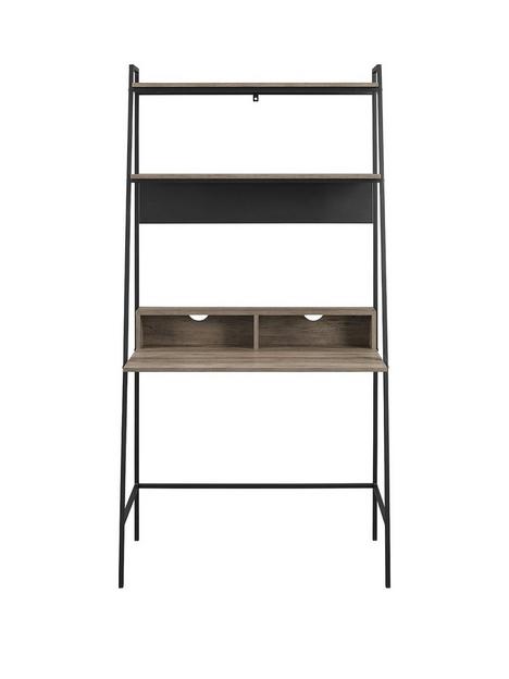 lisburn-designs-bromley-metal-and-wood-ladder-desk-grey-wash