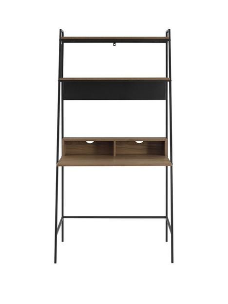 lisburn-designs-bromley-metal-and-wood-ladder-desk-mocha
