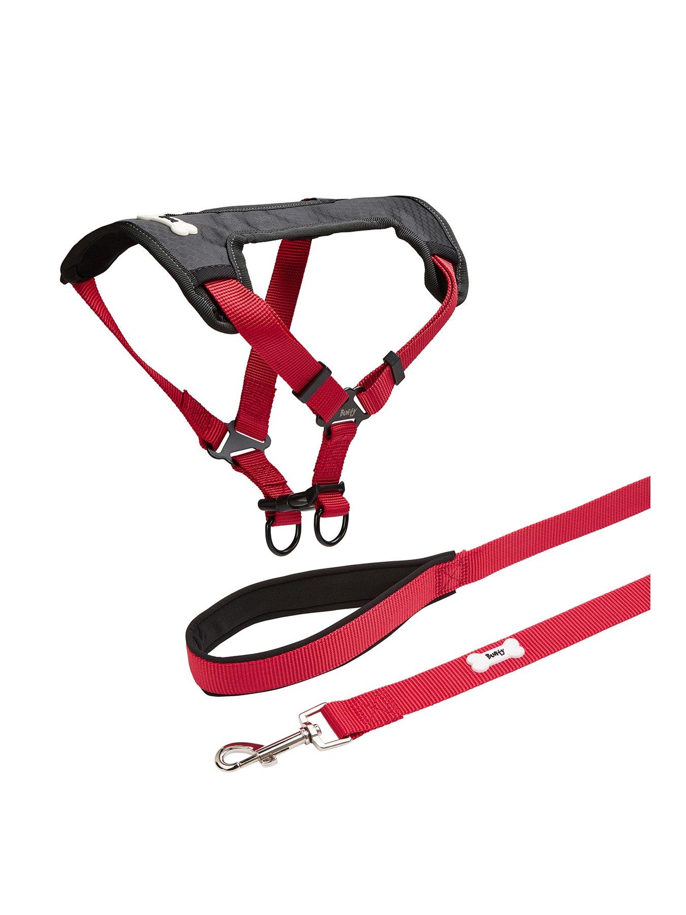Bunty Small Red Strap 'n' Stroll Pet Harness with Red Middlewood Lead