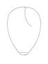  image of calvin-klein-elongated-oval-ladies-necklace