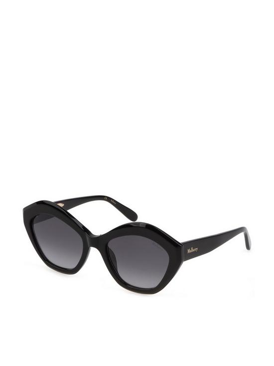 front image of mulberry-oversized-sunglasses