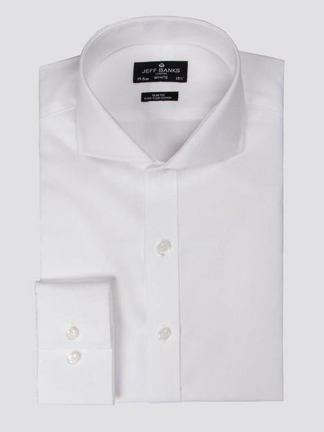 jeff-banks-white-single-cuff-cutaway-slim-shirt