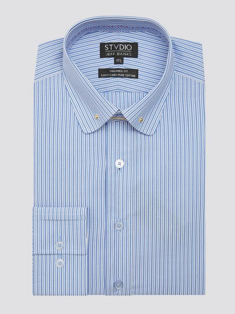 jeff-banks-blue-stripe-shirt