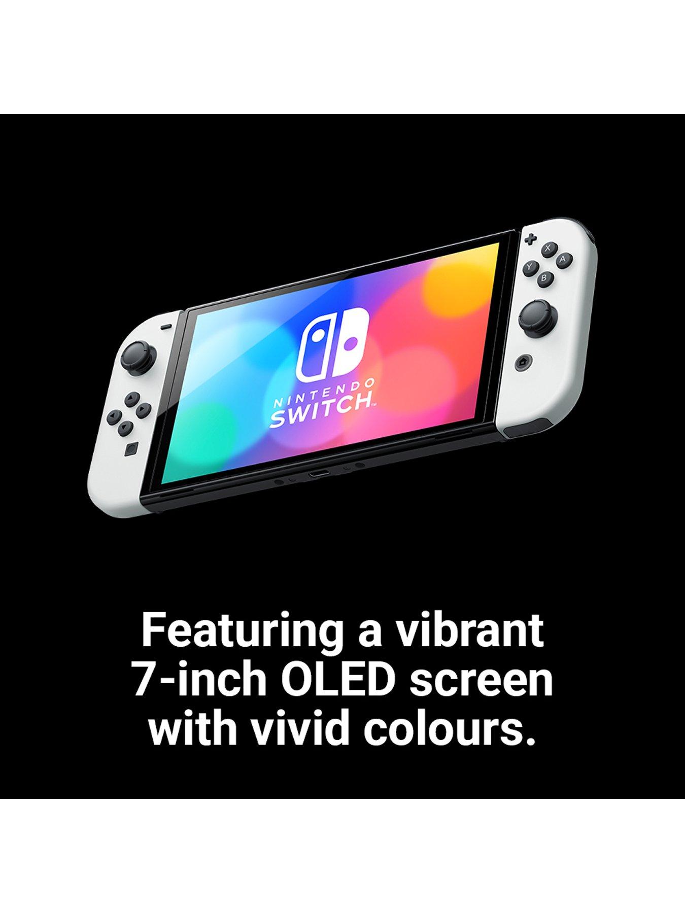 Image 2 of 8 of Nintendo Switch OLED Console - White&nbsp;+ Nintendo Switch Sports