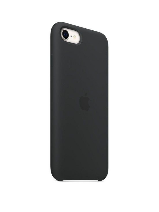 stillFront image of apple-iphone-se-silicone-case-midnight
