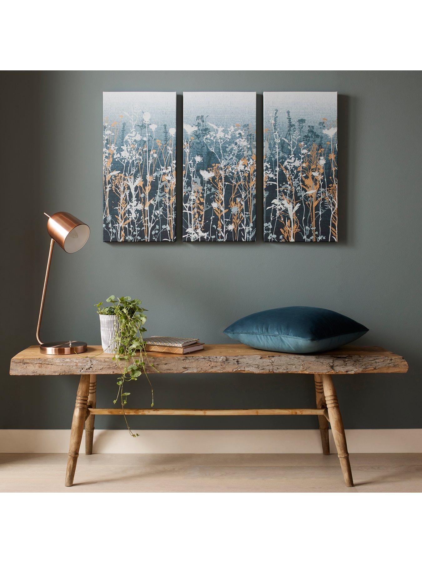  image of art-for-the-home-wildflower-meadow-set-3-canvas