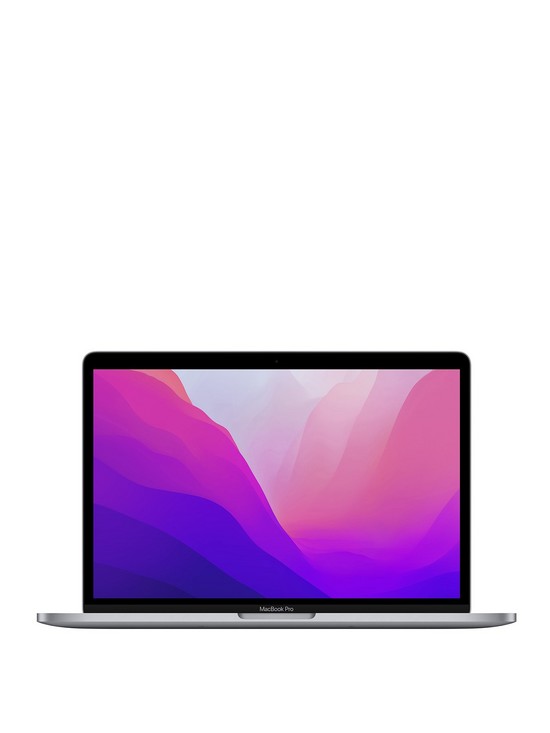 front image of apple-macbook-pro-m2-2022-13-inchnbspwith-8-core-cpu-and-10-core-gpu-256gb-ssd-space-grey