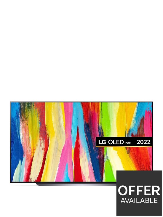 front image of lg-oled-evo-c2-83-inch-4knbspultra-hdnbspsmart-tv