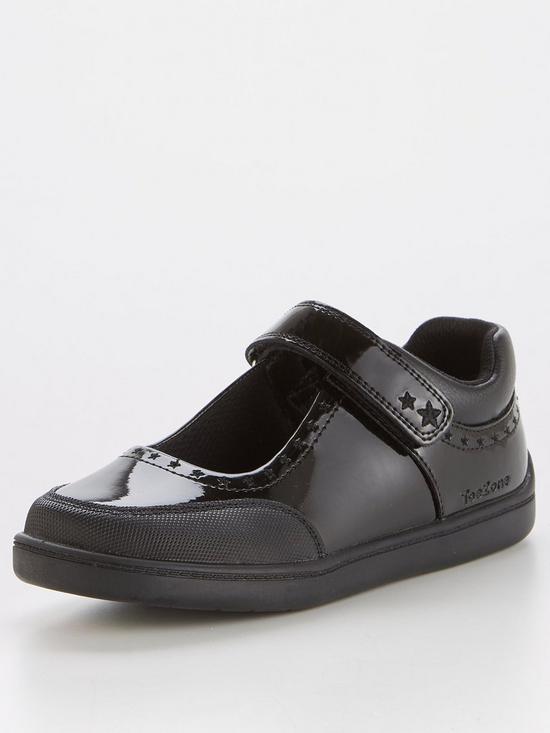 stillFront image of everyday-toezonenbspgirls-premium-leather-patent-mary-jane-school-shoes-black