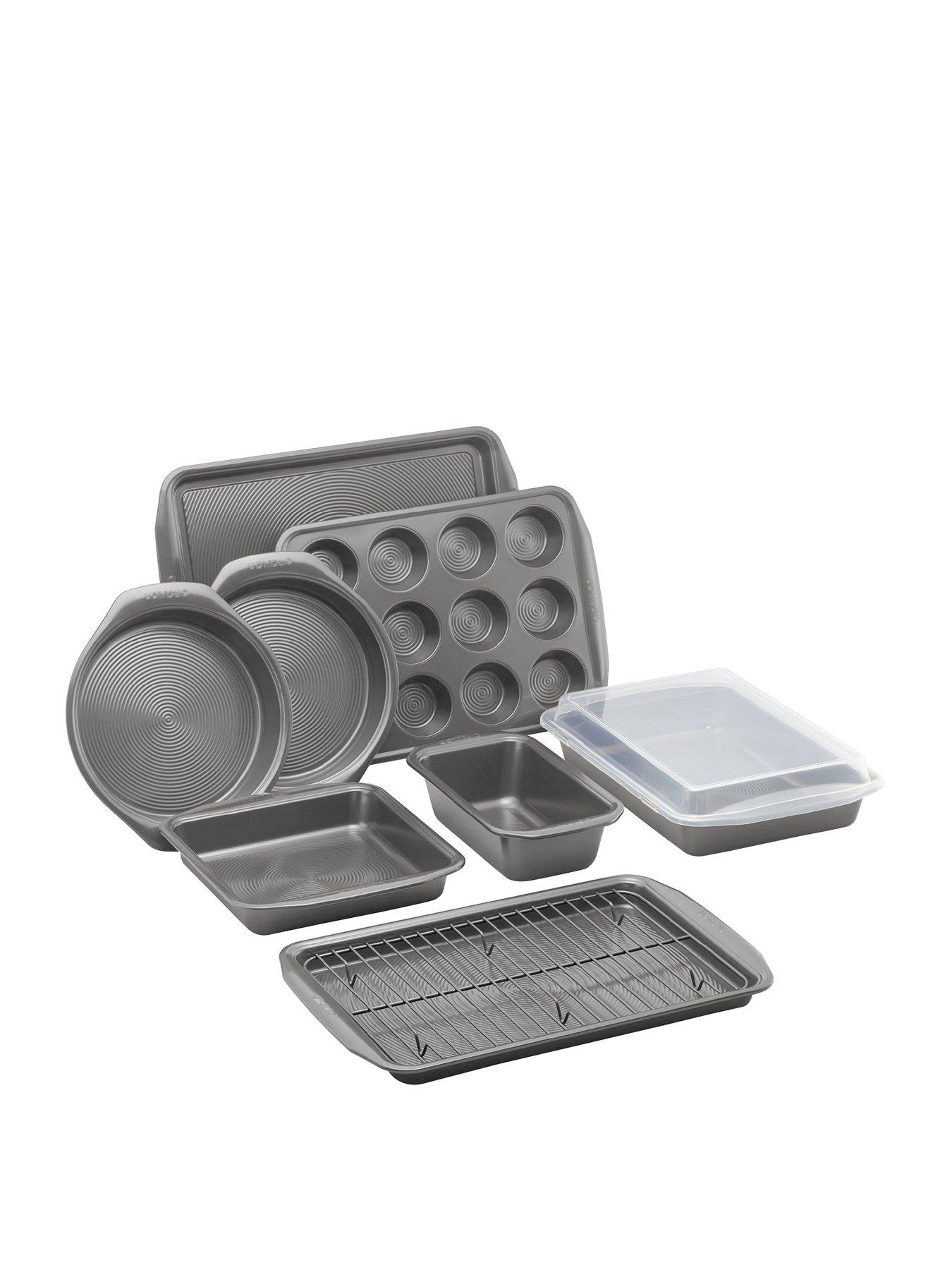  Circulon Momentum Bakeware Carbon Steel 37 cm x 34 cm Non-Stick  Square Oven Tray - Grey : Home & Kitchen