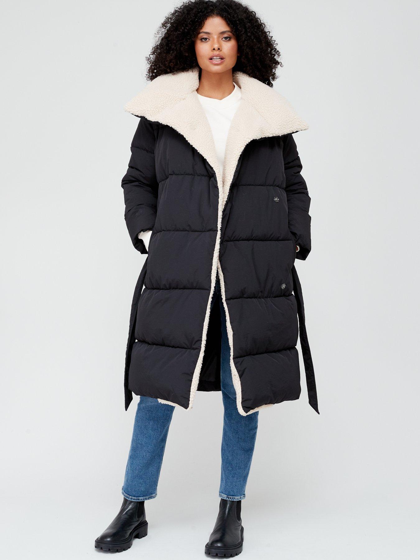 Fleece discount wrap coat