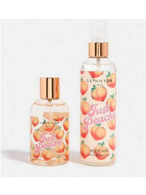 skinnydip-just-peachy-2-piece-gift-set-100ml-eau-de-parfum-250ml-body-mist