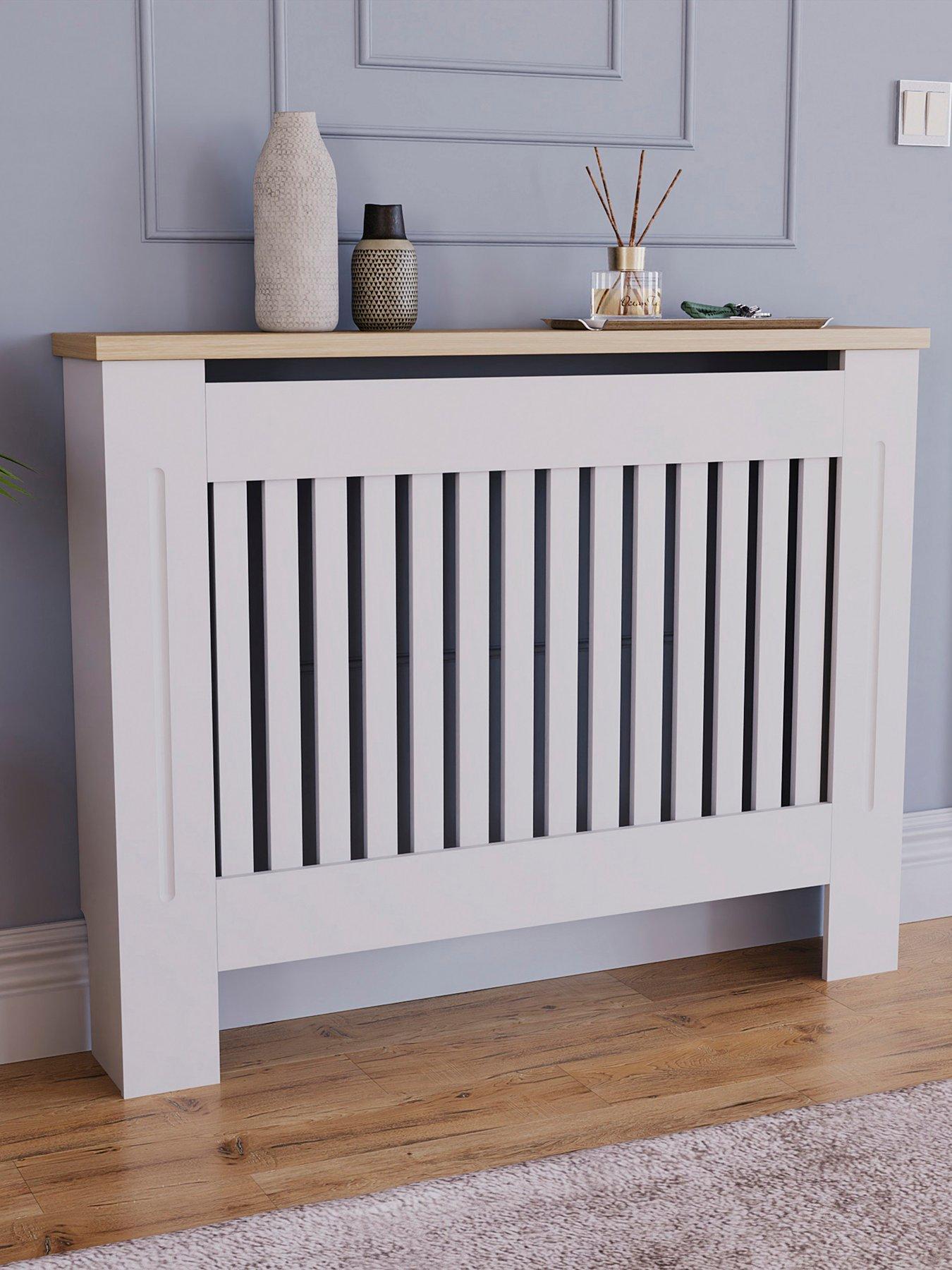 Image 1 of 6 of Vida Designs Arlington Medium Radiator Cover - White