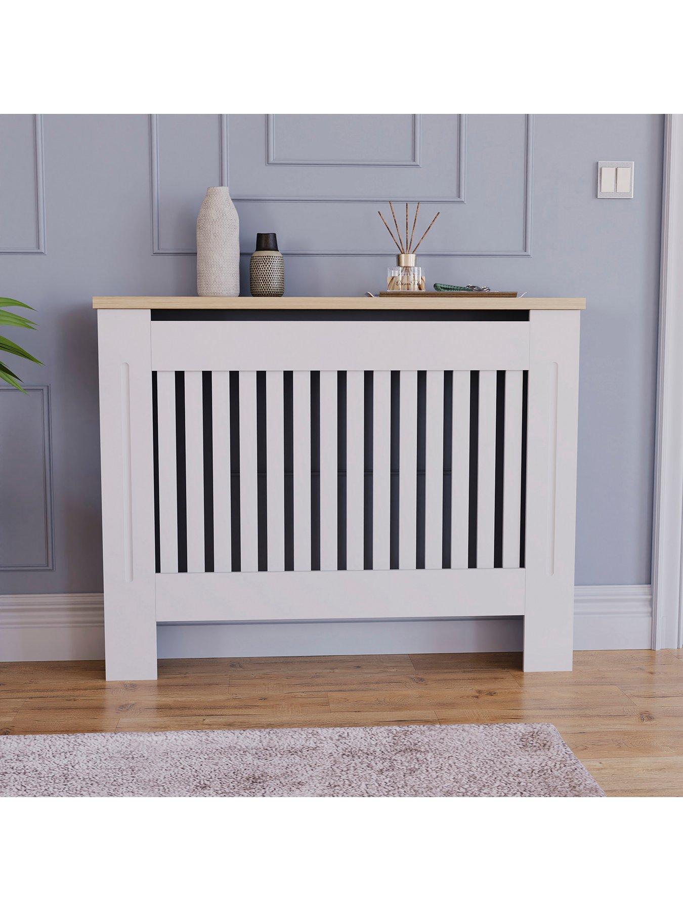 Image 3 of 6 of Vida Designs Arlington Medium Radiator Cover - White
