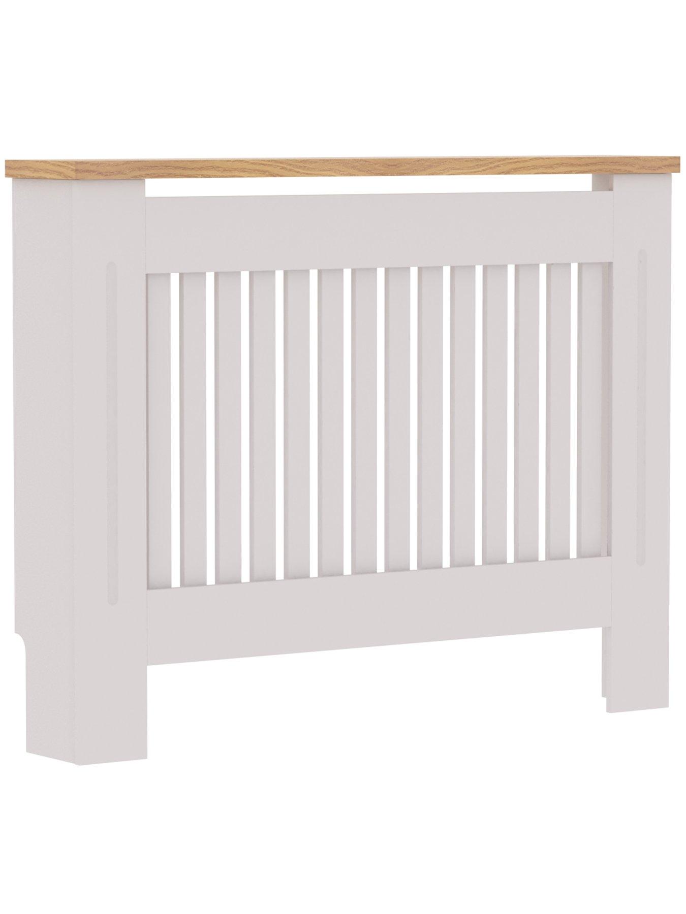  image of vida-designs-arlington-medium-radiator-cover-white