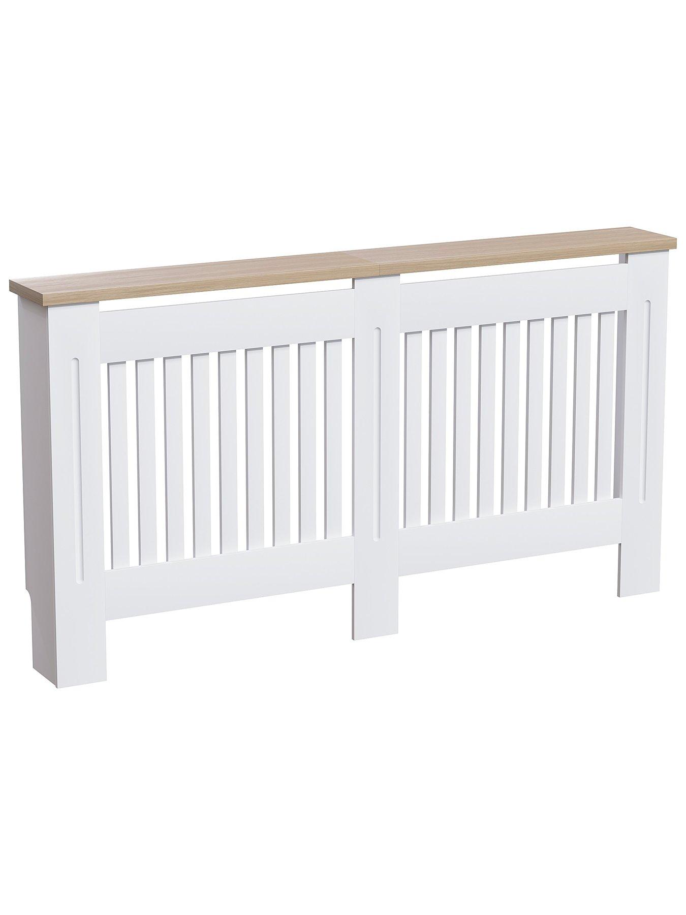 Image 6 of 6 of Vida Designs Arlington Large Radiator Cover - White