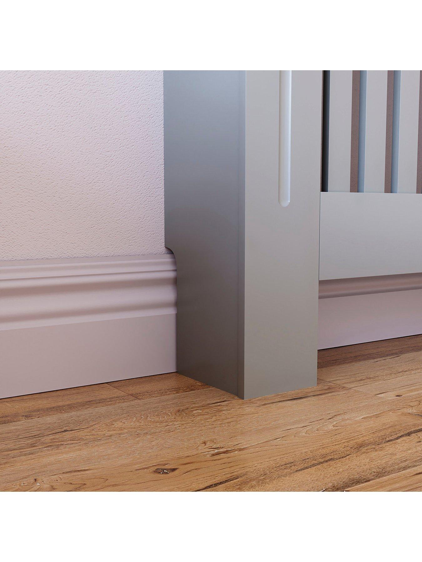  image of vida-designs-arlington-large-radiator-cover-grey
