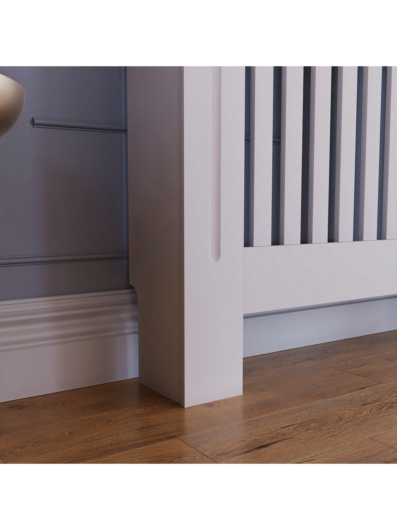  image of vida-designs-arlington-extra-large-radiator-cover-white