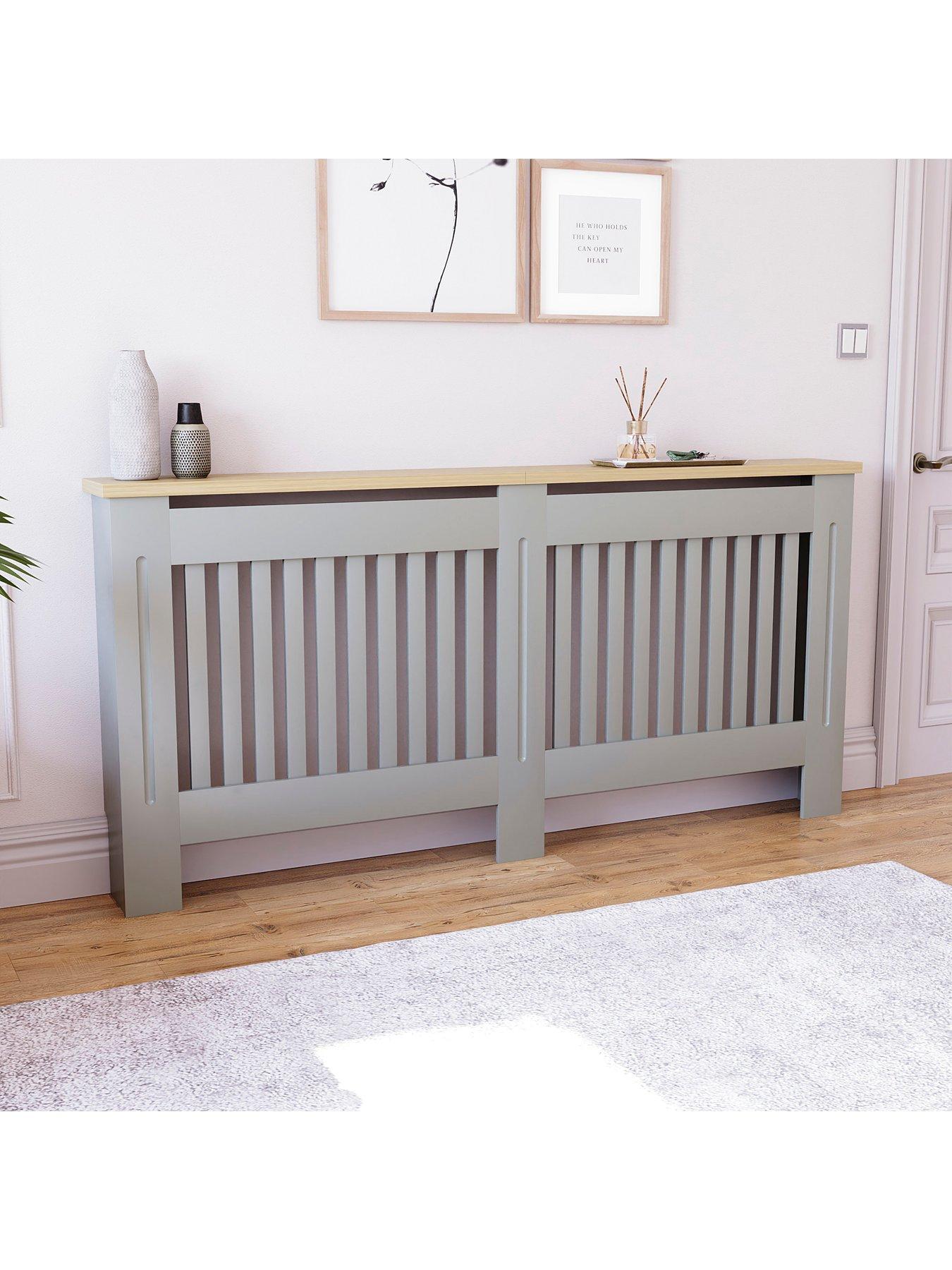 Vida Designs Arlington Extra Large Radiator Cover - Olive Grey