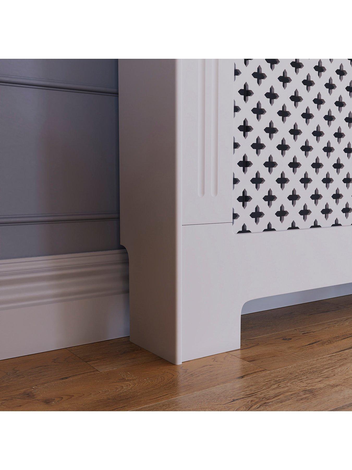  image of vida-designs-oxford-large-radiator-cover-white